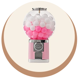 Cirkulær Gashapon maskine