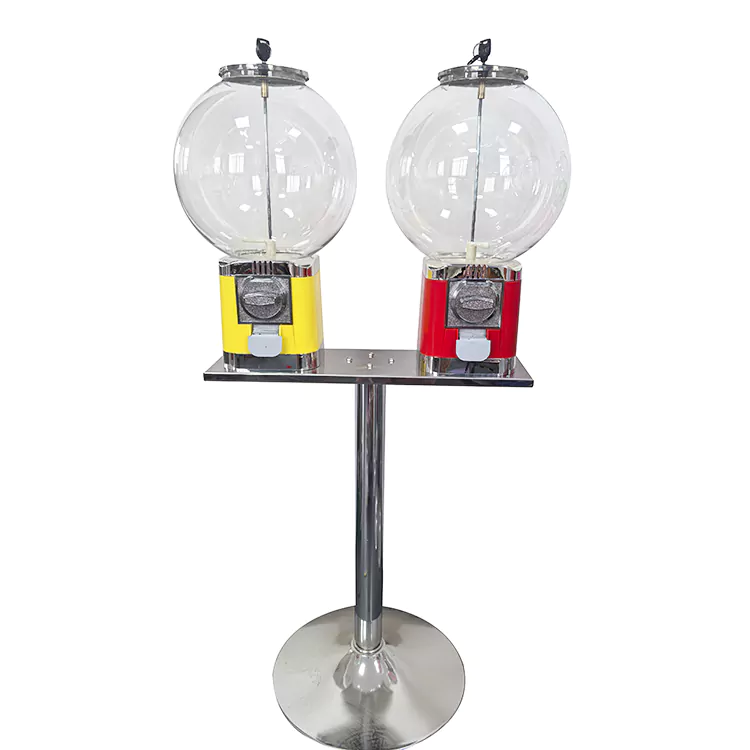 Dobbelthoved lodret Gashapon maskine